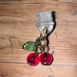Cherry Kindle Charm - Phone Charm - USB Charm - Bookish Merch - Dust Plug - Phone Accessories for Smartphones - Cellphone - Phone Accessory
