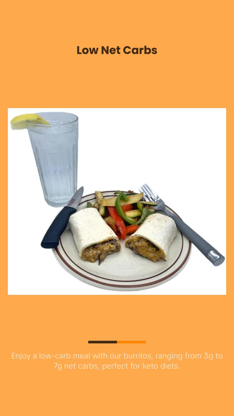 12 Keto Diet Burrito - Mix & Match Pork-Chicken-Steak $5.75 each Free Shipping 12 Keto Diet Burrito - Mix & Match Pork-Chicken-Steak $5.75 each Free Shipping