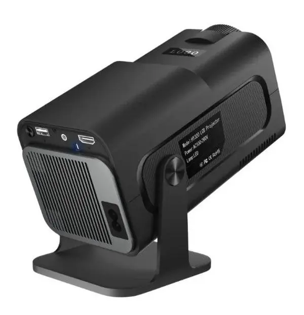 Portable Mini HD Video Projector for Home Theater, Phone Screen Casting and Indoor-Outdoor Use
