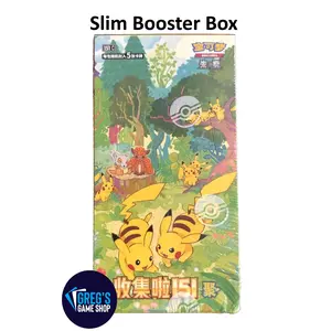 [Case Fresh] Pokemon Simplified Chinese 151 Gather (vol 4) Slim Booster Box 151C