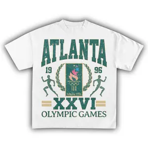 【FathersDayGift】96 ATLANTA SUMMER GAMES CENTENNIAL VINTAGE VINTAGE UNISEX T-SHIRT
