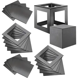 Welding Practice Kit, 24 count Welding  14 Gauge  Mild Steel 3&2 Inches Square Steel Plate Kits Weld Practice and  for MIG, TIG Stick, Arc, Gas, Wirefeed and Brazing