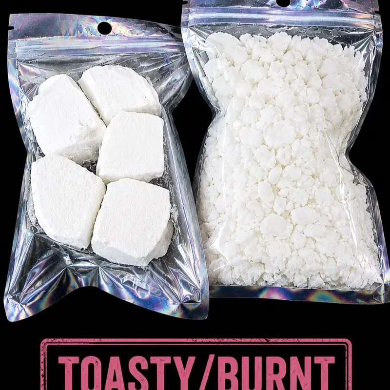 Toasty/burnt chunks and cereal Small Bag Argo Cornstarch Box