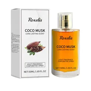 Roxelis Charm Cologne Eau De Toilette For Men 50ml Coco Musk Long Lasting Light Fragrance With Vanilla Bean & Cocoa Extract