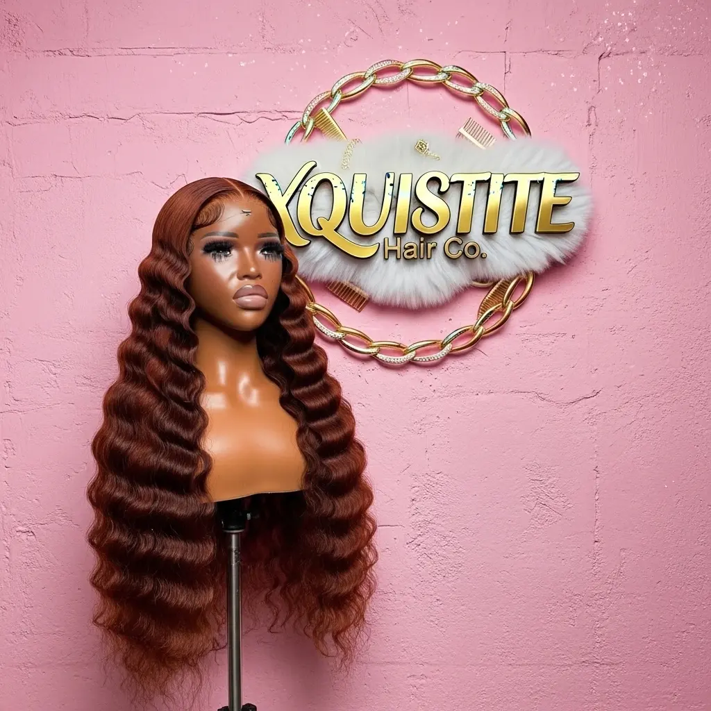Limited Stock! 200 Density 13x6 Lace Front – Reddish Brown Crimp Wig
