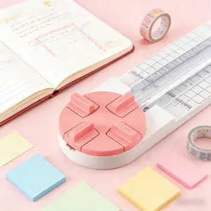 4-in-1 Paper Cutter | Multi-Function Scrapbooking Tool with Straight, Wave, Perforation & Scoring Blades | For Craft Paper, Cardstock, Coupons, Labels, Photos & Postcards