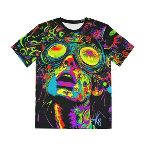 Unisex Trippy Mushroom Head Psychedelic T-shirt