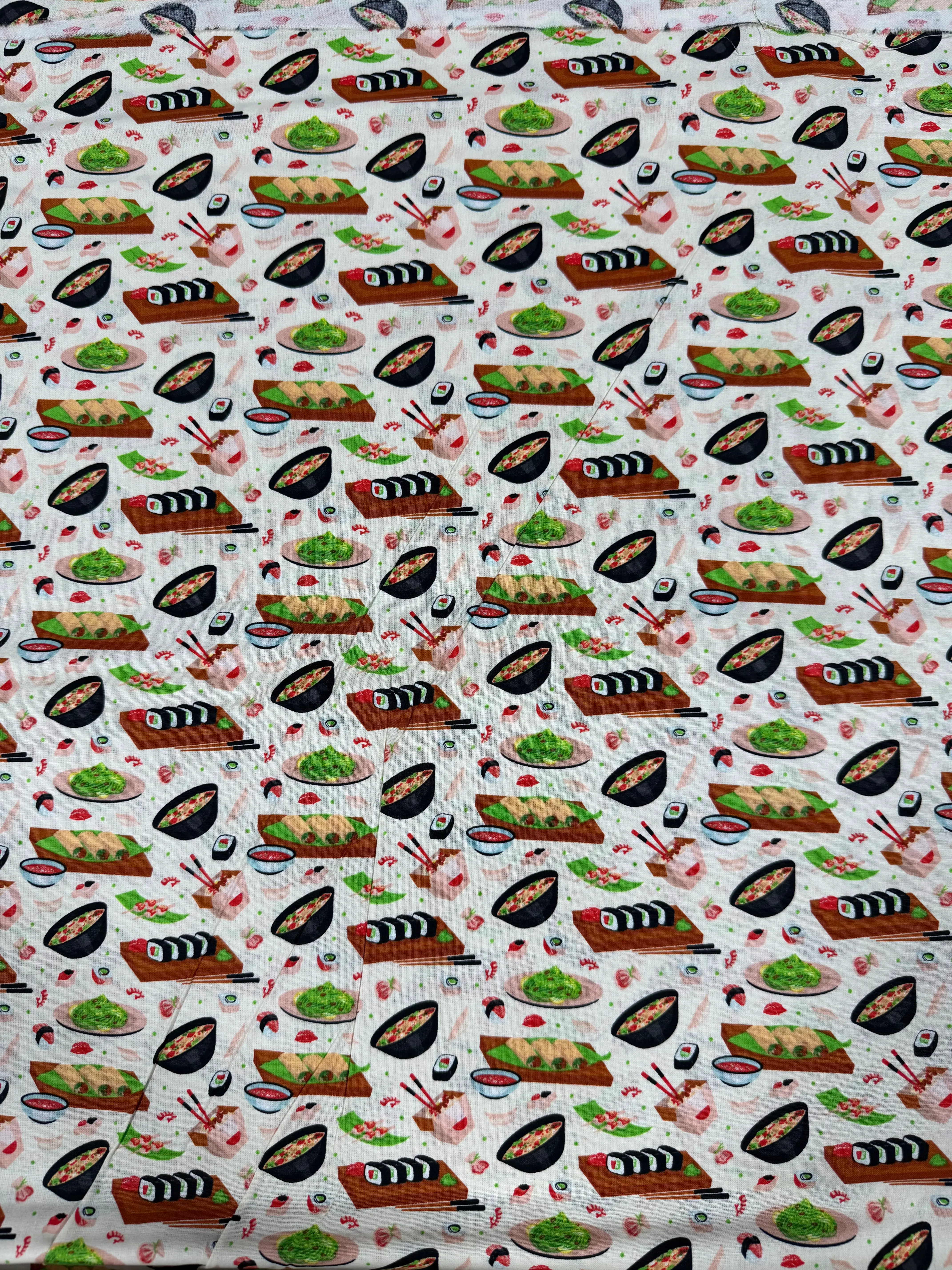 Sushi & Seaweed Quilting Fabric | 8-Yard Continuous Cut