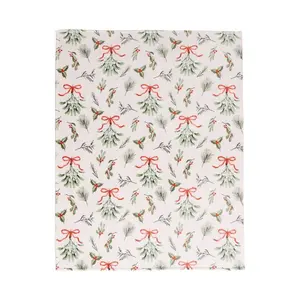 Berkshire Holiday Winter Floral 60x70 Plush Throw Floral Blanket