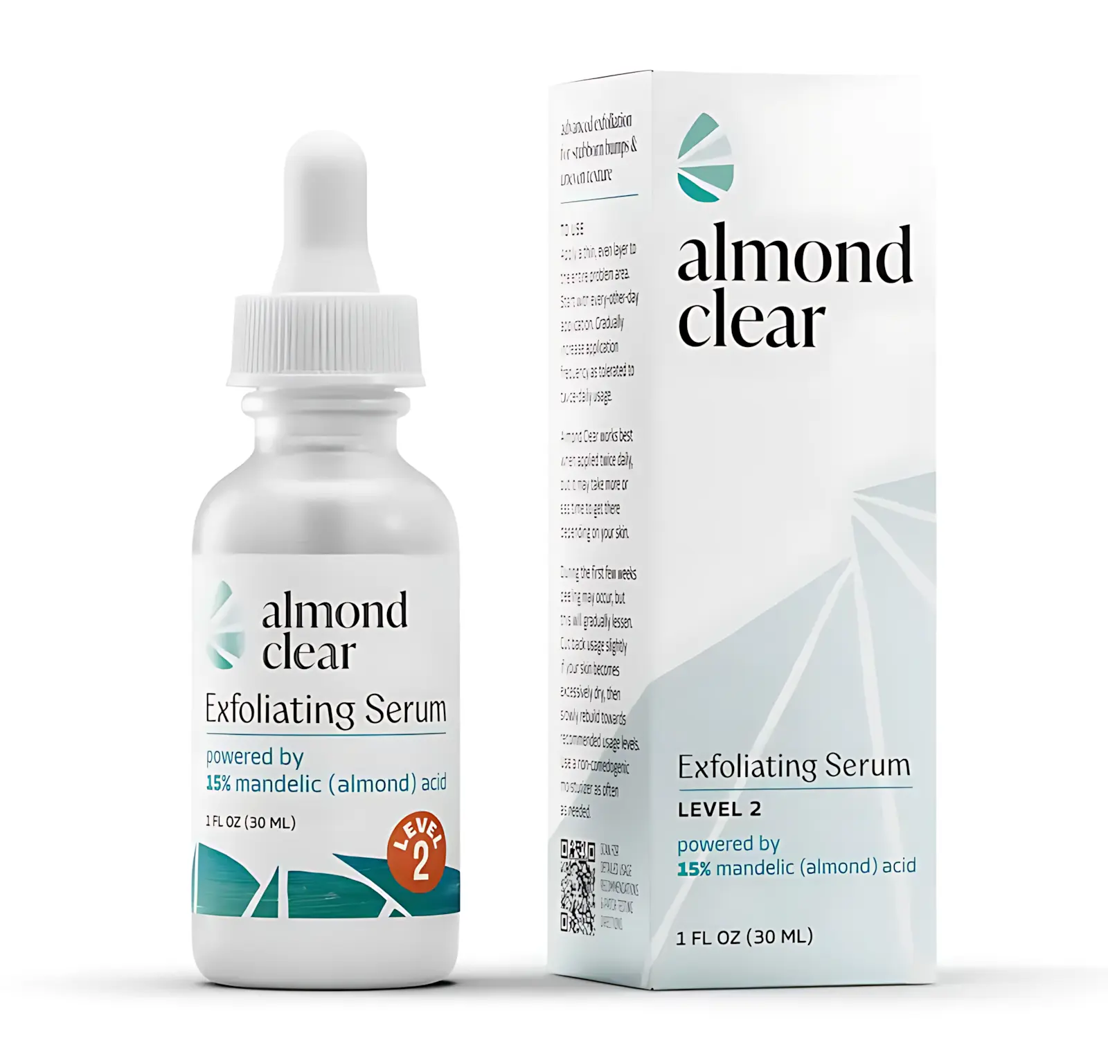 Level 2 Mandelic Acid Serum | Body Acne Treatment, Clear Butt Acne, Folliculitis, Fungal Acne, Hyperpigmentation, Ingrown Hairs | Daily Skincare, Safe for Sensitive Skin, Skin Repair, Fungus