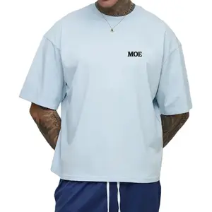 Export Grade Cotton Jersey Men’s T-Shirt Regular Fit Minimal Chest Logo Private Label OEM Apparel Factory Bulk Production