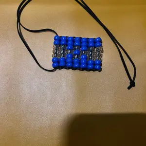 Honduras Flag Bead Lanyard