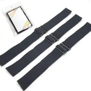 3 count Adjustable Elastic Bands for Wigs,1.2 inch Black Elastic Bands with Adjustable Straps Sewing for Making Wigs/Lace Closure (3pcs, Black)