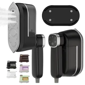 PLAYHOT Handheld Steamer for Clothes,10s Heat Up,1200W Steamer ＆ Iron 2 In 1,160ml Capacity Travel Size Garment Steamer,Large Ceramic Heat Panel for 110V~120V Only