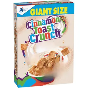 Cinnamon Toast Crunch Breakfast Cereal, Crispy Cinnamon Cereal, Giant Size, 27 oz