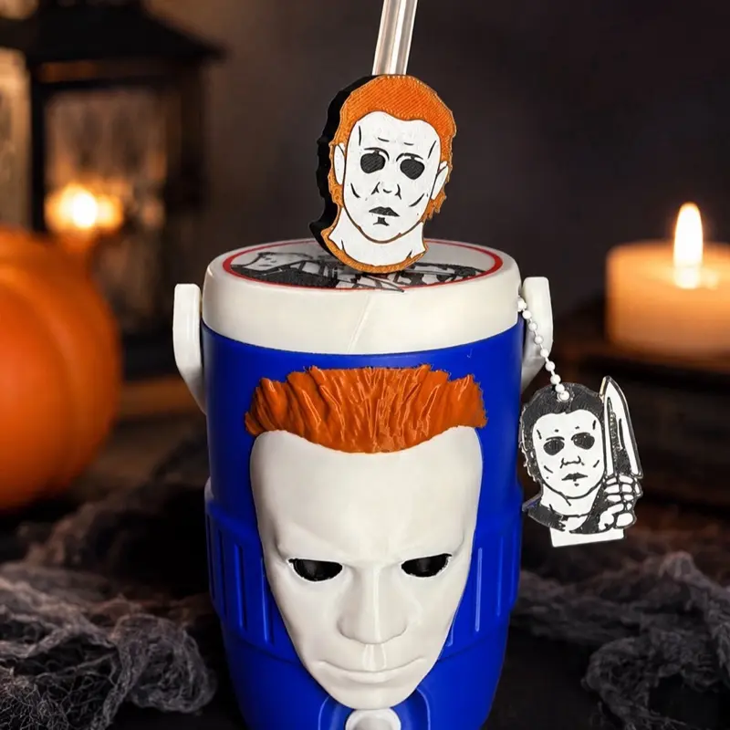 Horror Inspired 3D Printed Can Holder with Can Opener – 12 oz