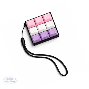 Mechanical Clicky Fidget, Keyboard Switch, ASMR Fidget, Stim Toy, Button Clicker Keyboard Fidget, 9 Key Caps