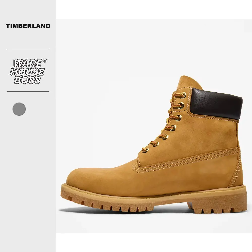 Timberland Men's Premium 6 Inch Waterproof Boot TB110061713 Leather Work Boots Anti-Fatigue Comfort Footbed Classic Casual Boots