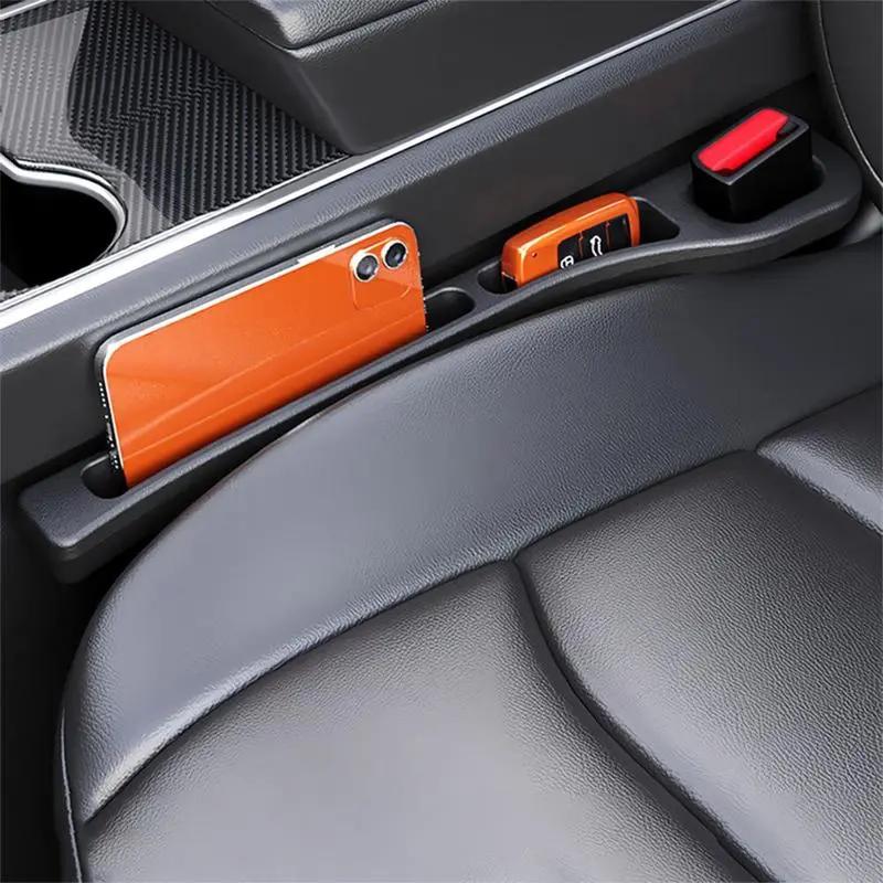 Car Seat-gap Filler Organizer, Waterproof Automotive Seat-gap Plug Strip, Grooves Seat-gap Storage Holder, Auto Interior Accessories, Car Items, Car Accessories, Car Console Organizer