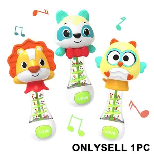 1Pack Baby Rattles: Shaker Rattle Toy for Toddler, Musical Toys Rattle Rock Maracas, Early Education Maraca, Musical Instruments for Infant Baby Boy Girl Gifts