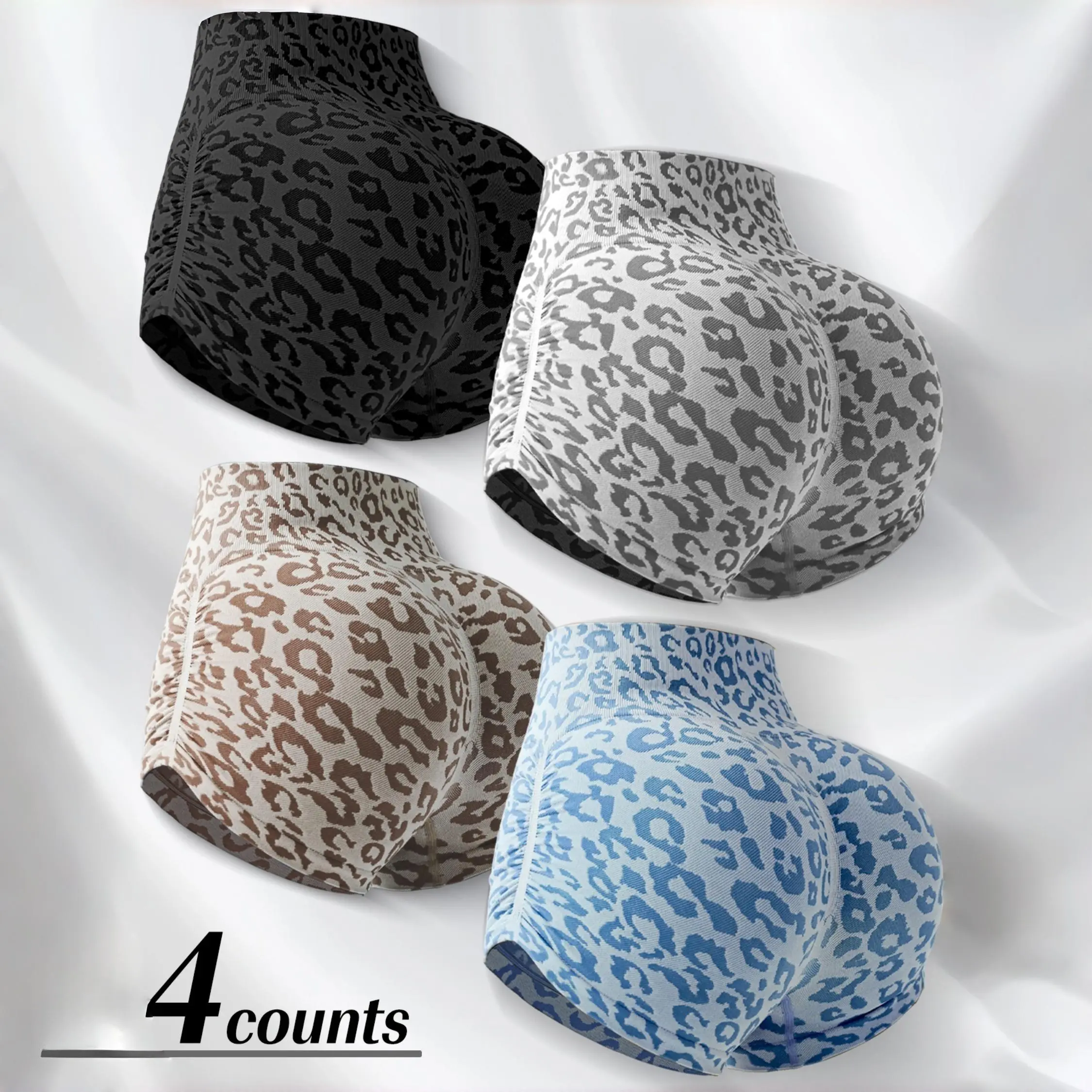 4-Black/Light Gray/Coffee/Blue