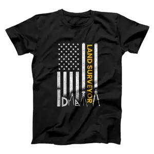 Land surveyor American Flag, funny land surveyor  T-Shirt, Sweatshirt, Hoodie