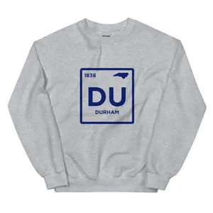 Duke University Durham Periodic Symbol Unisex Sweatshirt