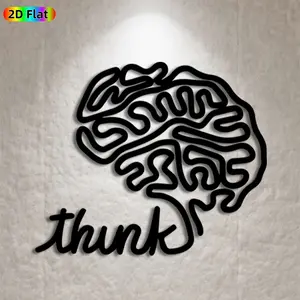 1pc Brain Maze Metal Wall Art,Intricate Brain Maze Statue Mural,Ideal Gift for New Year,Christmas,Brain & Puzzle Enthusiasts,Rust-Resistant Metal Wall Decor Wall Sculptures,Perfect for Living Room Wall & Garden Fence Decor Enthusiasts