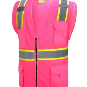 Pinks High Visibility Safety Vest