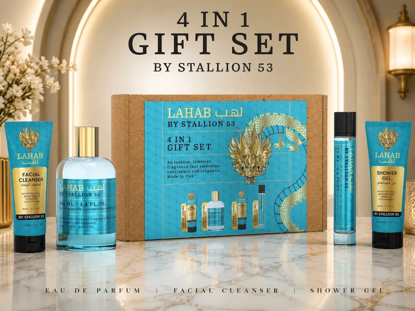 4 IN 1 Lahab By Stallion 53 Gift Set