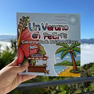 Un Verano en Pe ERRE , Bold and Easy Coloring Book