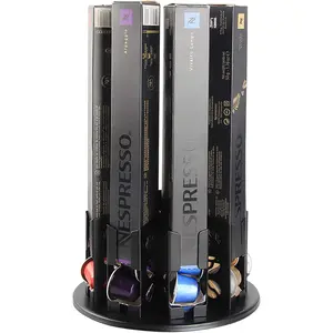 Pod Holders Storage Carousel Coffee   Line Capsules Holder Coffee Capsules Holder Organizer Stand Small 80 Pods Originalline