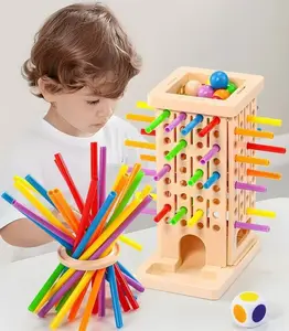 Colorful, Lightweight Balancing Stick Game — A Stacking Block Toy. Richly Colored. Promotes Cognitive Development. Enhances Concentration. Fosters Spatial Thinking. Offers Multiple Ways to Play.