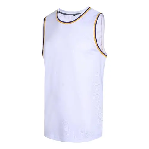 Yellow/Purple Stripe white Jersey
