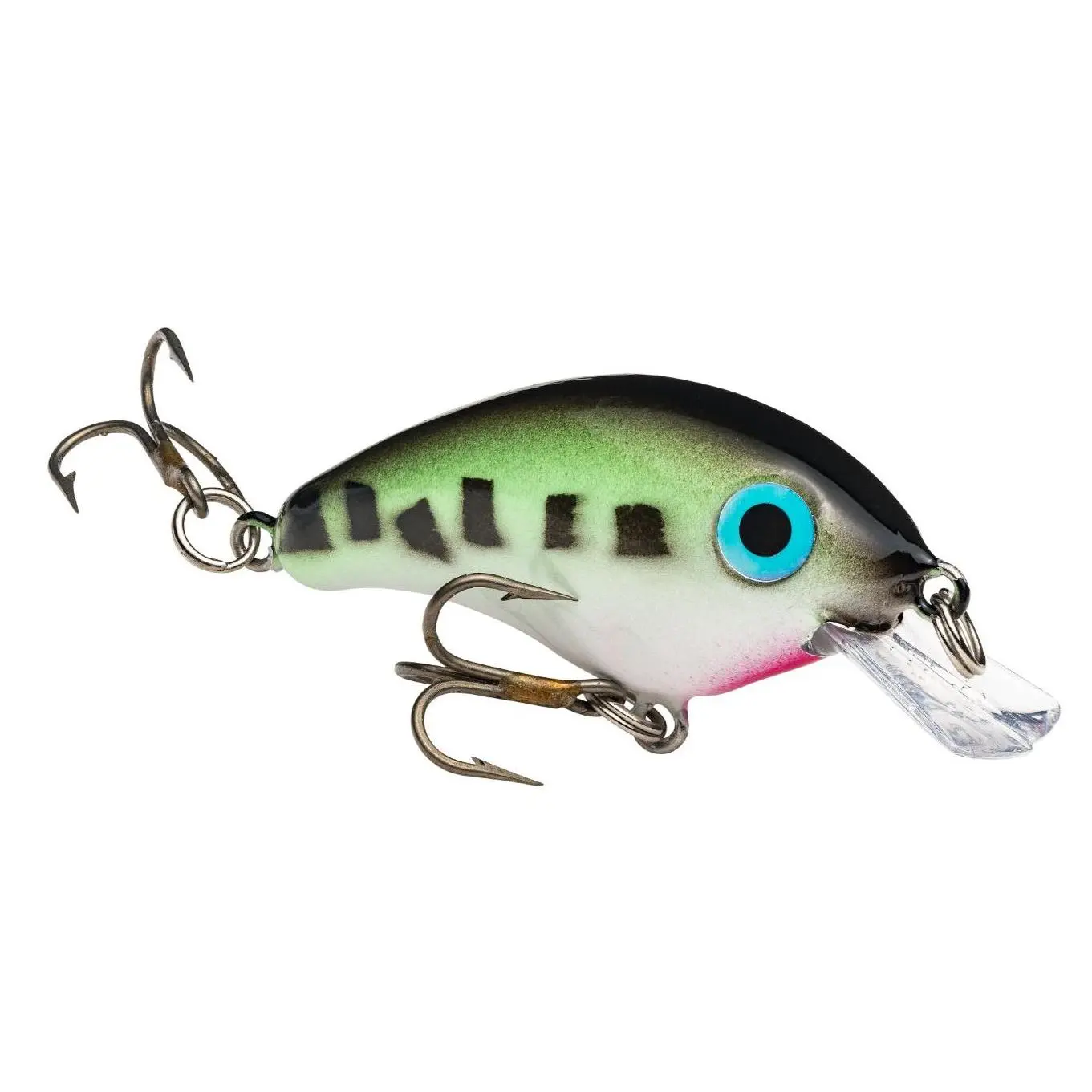 Ultralight Crankbait Minnow Artificial Lures, 1 1/4 in Hard Body Finesse Bait with Tight Wiggle Action, Dives to 5 ft for Bass, Trout, Crappie & Panfish