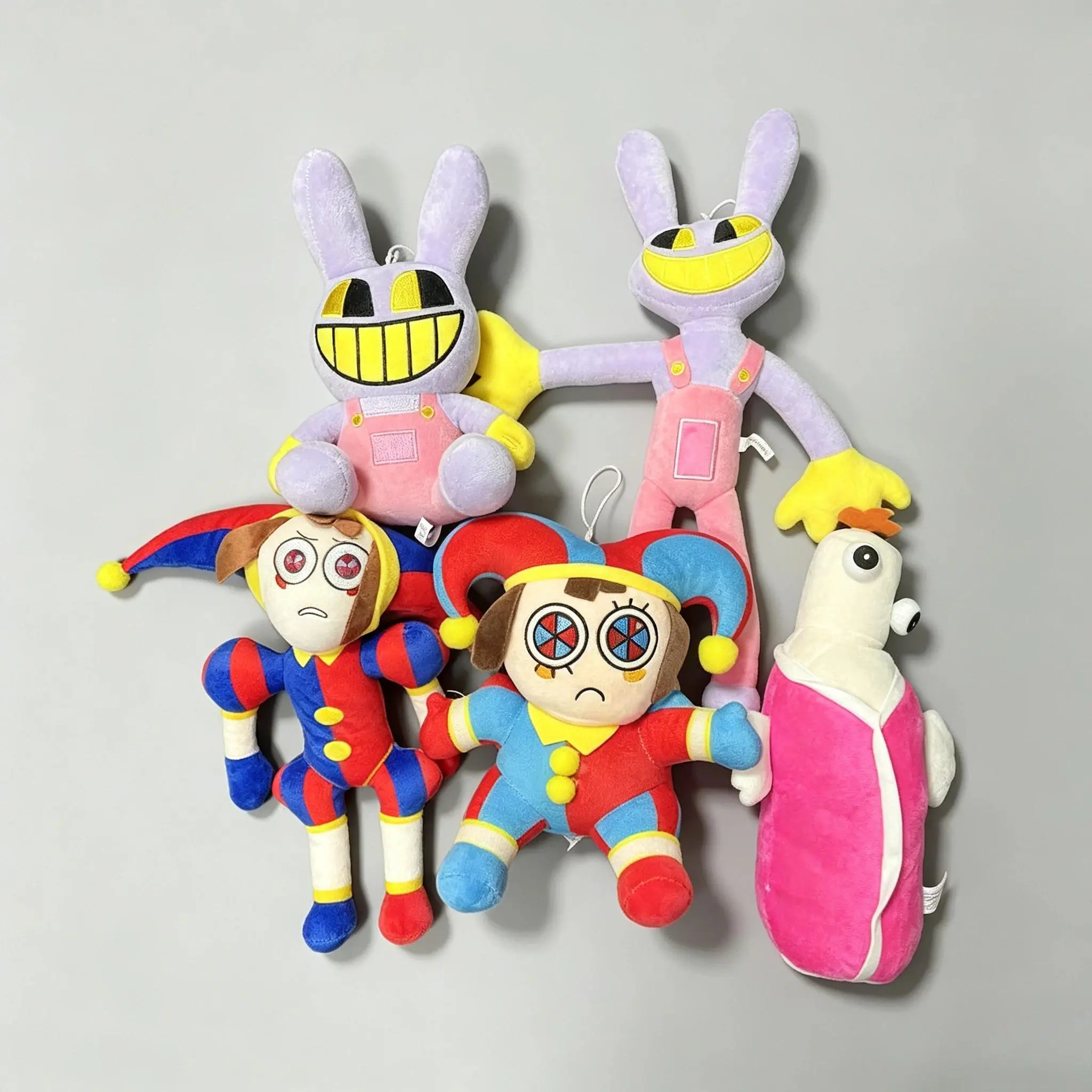 The Amazing Pomni Cartoon Stuffed Animal High Quality Circus Plushie Desktop Decoration Surprise Gift For Children Friends