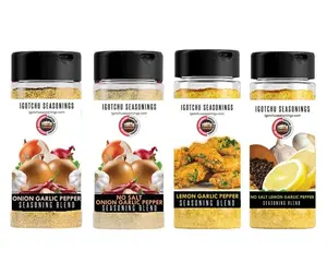Salt & No Salt Pepper Bundle, Igotchu Seasonings—Flavorful Spice Blend Bundle