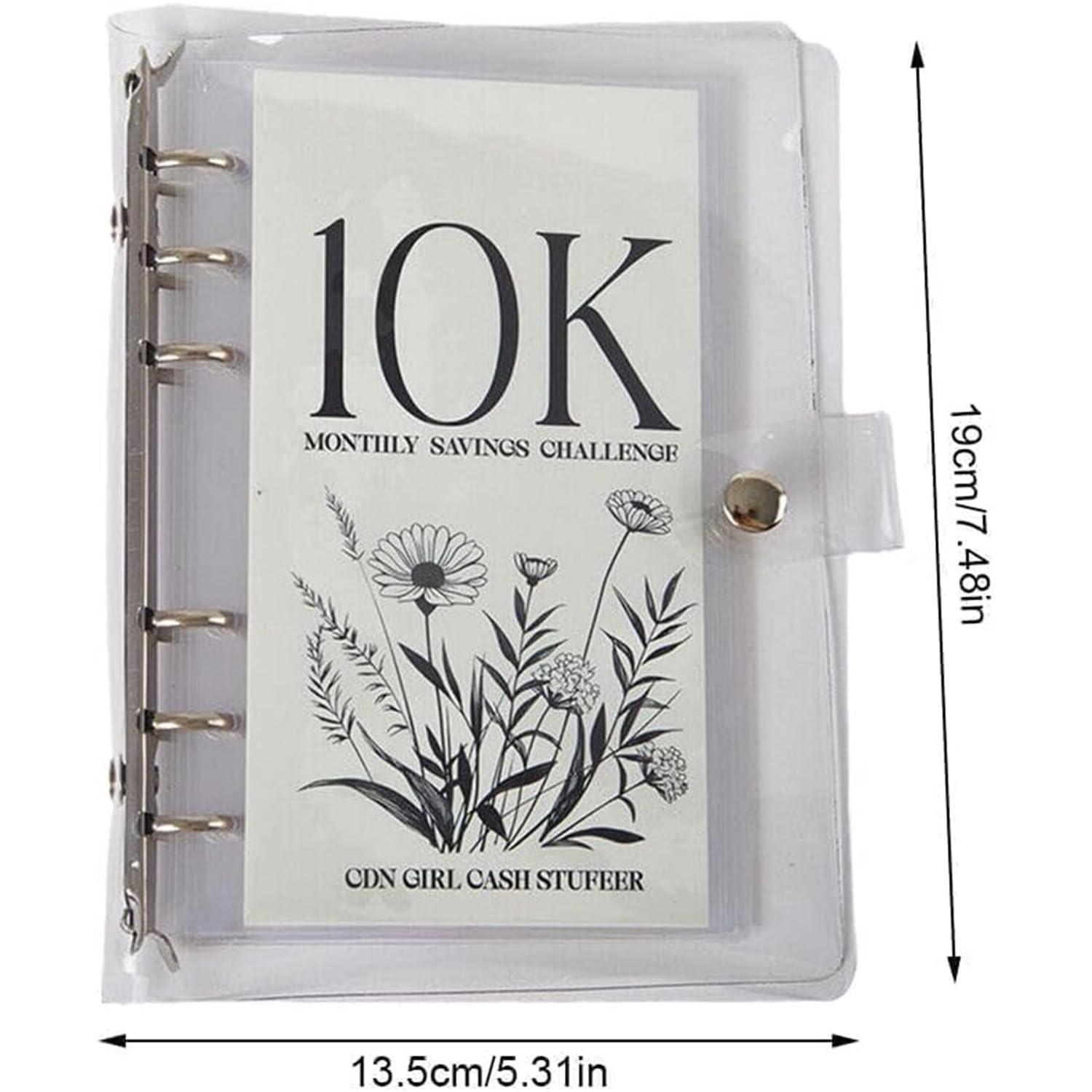 A6 12 Month Money Saving Challenge Binder, 1 Count Money Saving Budget Binder with Cash Envelopes, Savings Challenge Planner, Monthly Budget Planner, Savings Challenges Book for Home Office, 2026 New year Valentine's Day Gift #GLOBAL PICKS