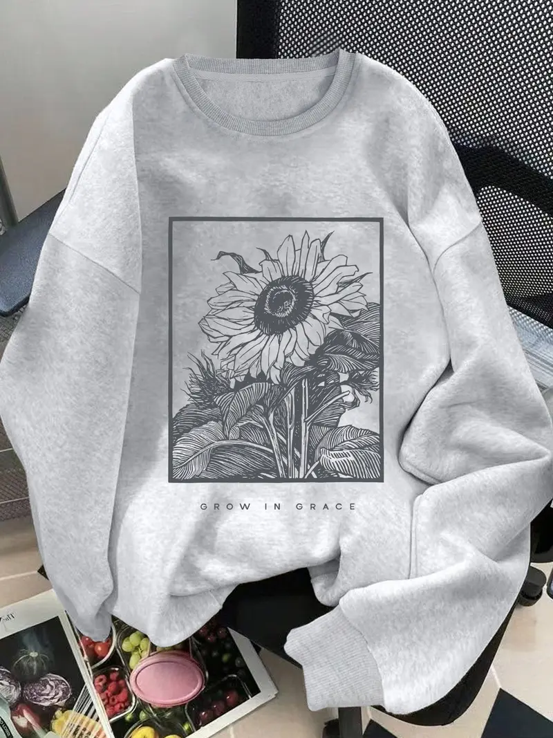 trendy flower hoodie - TikTok Shop