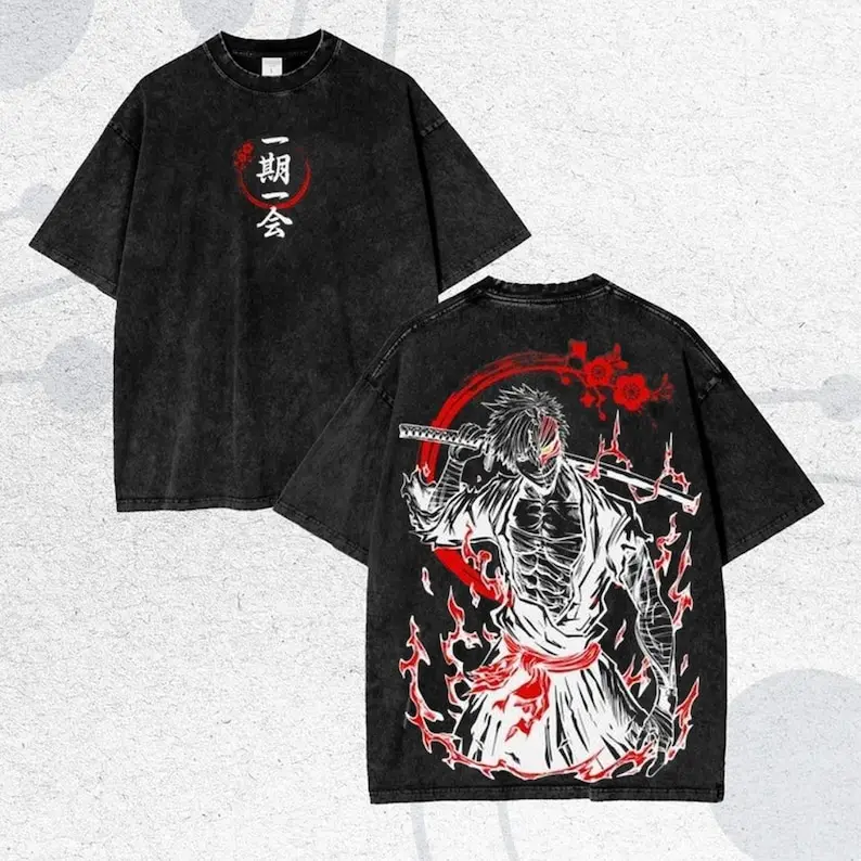 Vintage Washed Shirt | Retro Emotion 6Graphic