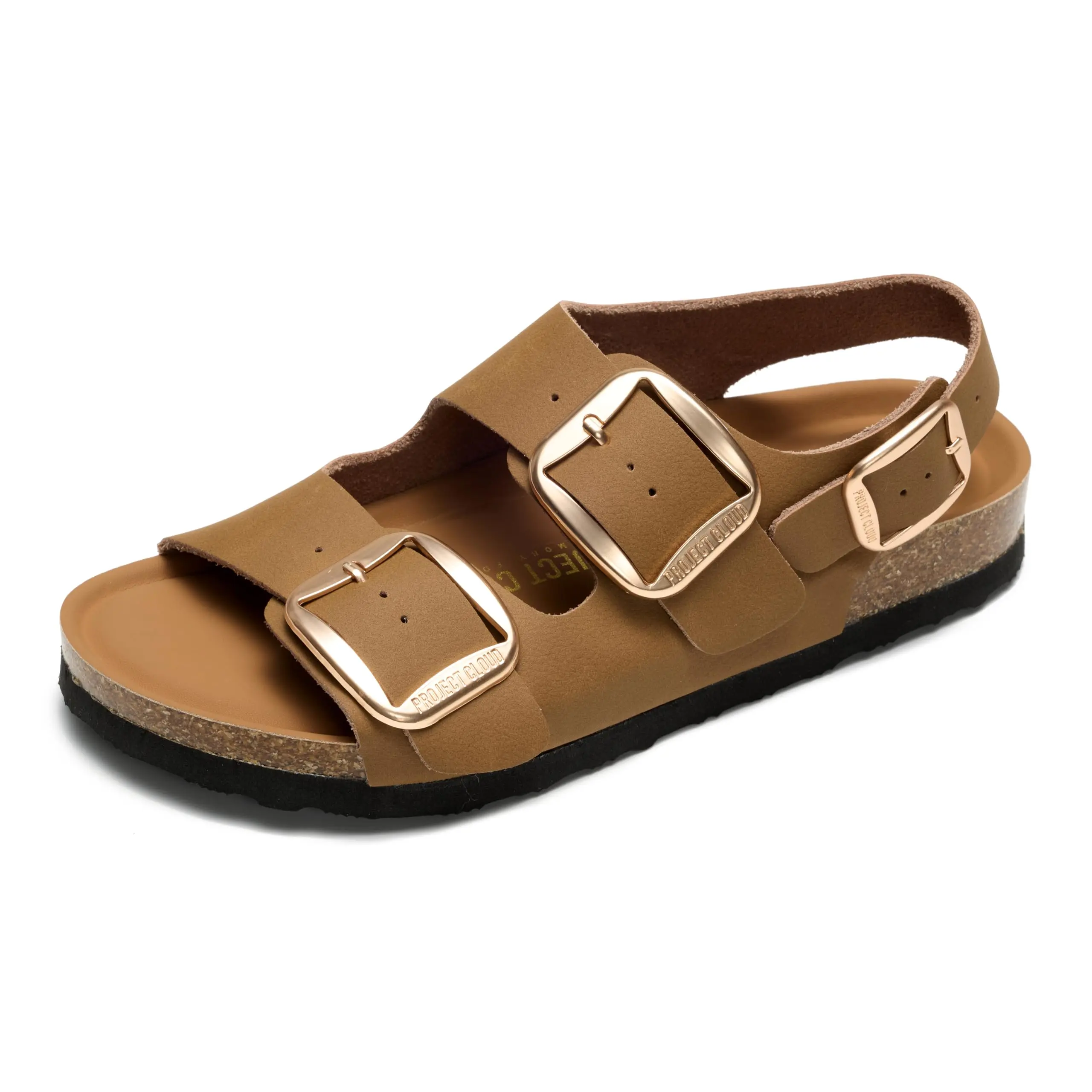 Tan - Rose Gold Buckle