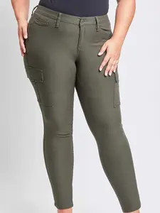 PLUS HYPERSTRETCH FOREVER COLOR CARGO JEANS