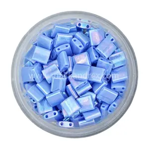 0483 Tila Beads - Periwinkle Rainbow
