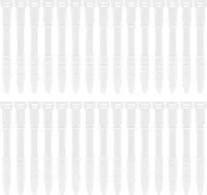 30 count  Zip Ties Rubber  Ties 4.5 inch  Zip Ties Elastic  Organizer for Wire Management (White)