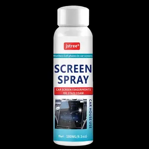 Jstree Screen Cleaner Spray, Phone Laptop Tablet Electronic Gadgets Display Cleaning Solution, Dust Removal Stain Remover, 180ML, Safe for Screens