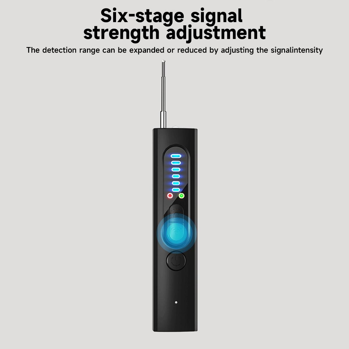 Hidden Camera Detectors, GPS Tracker Detector with 6 Sensitivity Levels, Listening Device Detector, 25H Working Time for Travel, Car, Bathroom, Office, Hotel, Rental, Find Out Hidden GPS Trackers