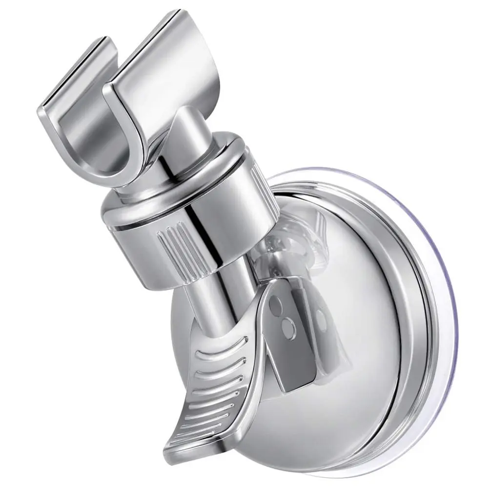 Adjustable Shower Head Holder, showerhead holder, Bathroom Suction Cup Handheld Shower Head Bracket, Removable Handheld Shower Head & Wall Mounted Suction Bracket, Home Goods