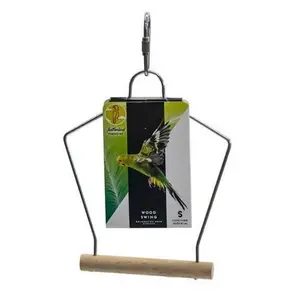Featherland Paradise - Wooden Swing: Small for Pet Birds