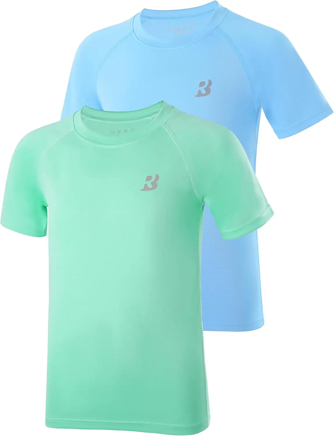 Boys' Rashguard Swim Tee, UPF 50+ Sun Protection Short-Sleeve Quick-Dry Water Shirt for Kids (Great Gift Option)