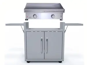 Le Griddle Commercial Series 75 30-Inch 2-Burner Freestanding Gas Griddle - 3mm Plate